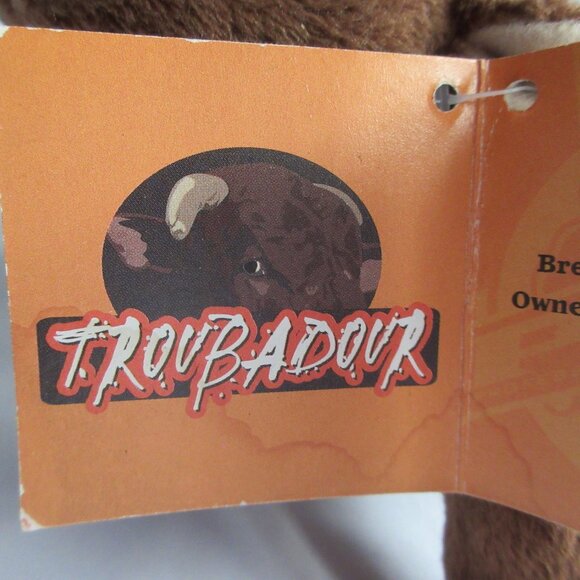 Troubador PBR Professional Rodeo Bull Riding Stuffed Plush Brown Bull 10" NWT - Picture 12 of 16